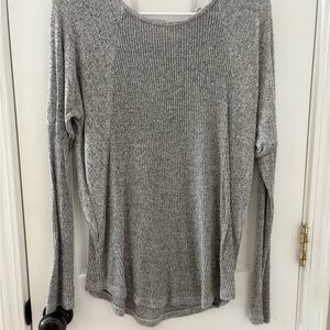 🟩3/$15 SO Heathered Gray Knit Top